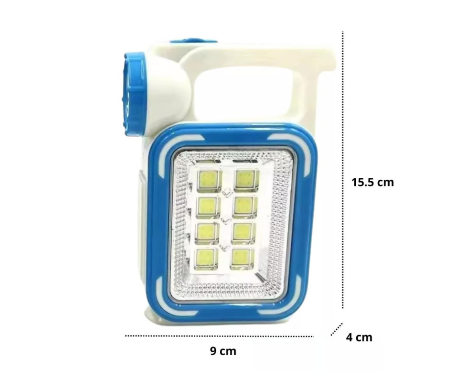 LINTERNA SOLAR ☀️ LED EMERGENCIA 3 EN 1