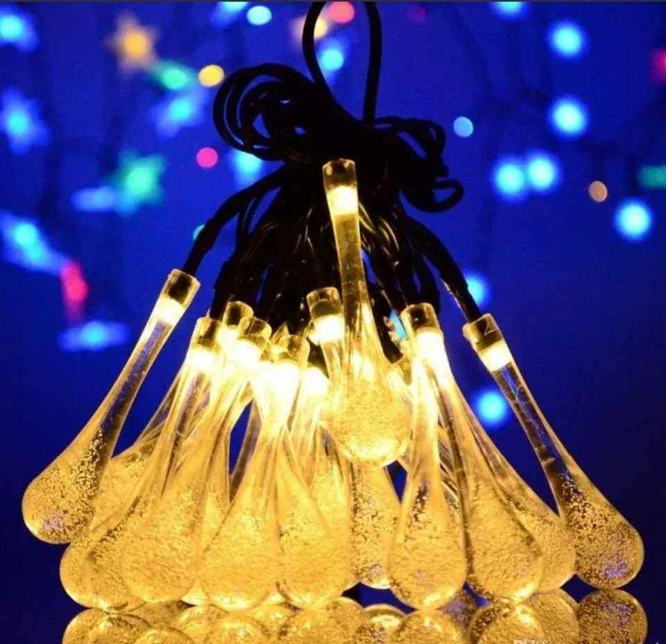 GUIRNALDA GOTAS DE AGUA💧 SOLAR☀️