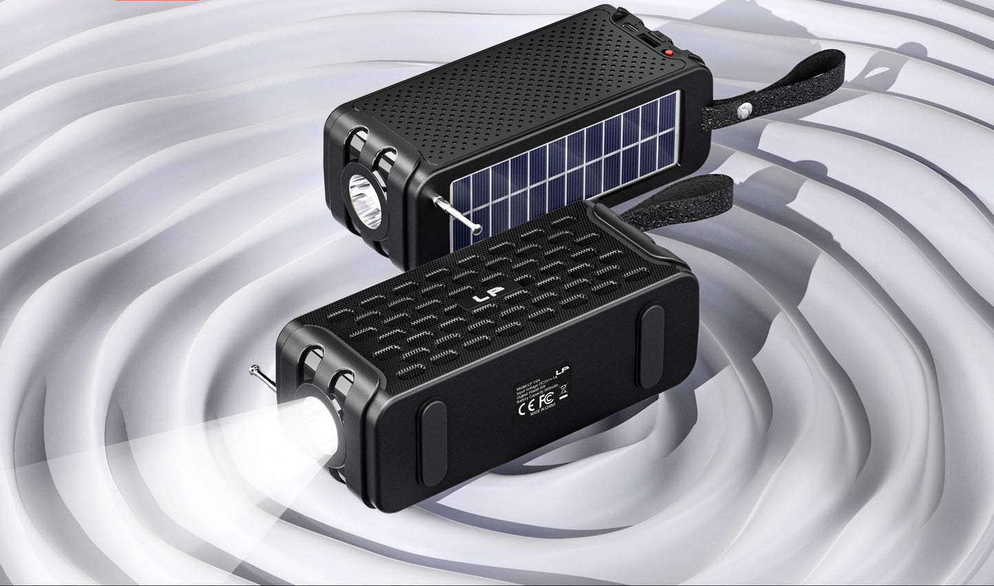 🔊PARLANTE SOLAR☀️ BLUETOOTH PARA EXTERIOR