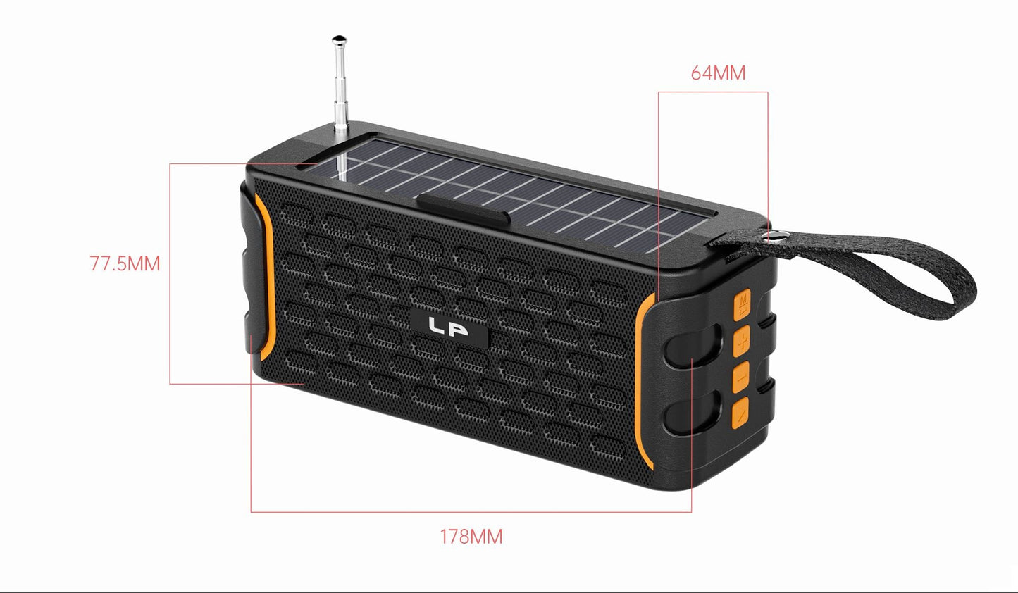 🔊PARLANTE SOLAR☀️ BLUETOOTH PARA EXTERIOR