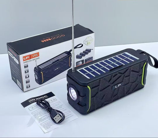 🔊PARLANTE SOLAR☀️ BLUETOOTH PARA EXTERIOR