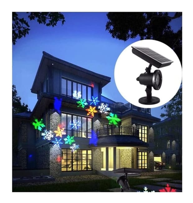 LUZ SOLAR✨ NAVIDEÑA LASER FIGURAS🎄